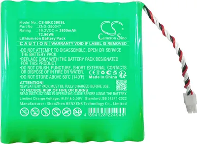 Immagine prodotto di TECHTEK Batteria compatibile con [Beckman] Coulter 390047 sostituisce ZNG-390047