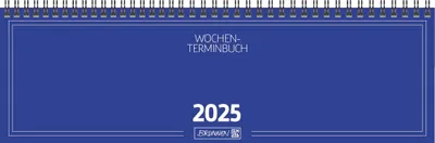 Productafbeelding van BRUNNEN Agenda voor boorwerkzaamheden, model 774 (2025), 2 pagina's = 1 week, 326 × 102 mm, 112 pagina's