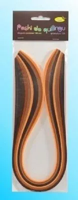 Image de Bandes de papier pour quilling 5 mm x 50 cm, marron, 100 pièces - Galeria Hobby