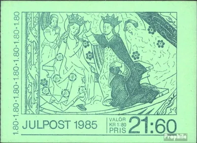 Produktbild von Briefmarken Schweden 1985 Mi MH109 (kompl.Ausg.) postfrisch Weihnachten