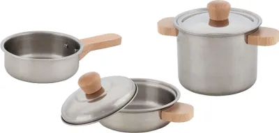 Produktbild von goki Kochset Sterneküche, 2 Töpfe und 1 Pfanne