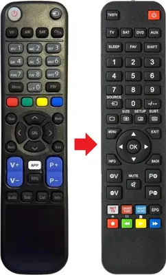 Produktbild von Fernbedienung passend für DIGIQUEST TIVUSAT-HD