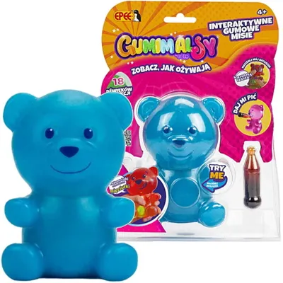 Image de Gummymals Ours en caoutchouc bleu