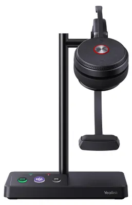 Produktbild von Yealink WH62 Mono Teams Headset, Kabellos, Büro/Callcenter, 20 - 20000 Hz, 80 g, Kopfhörer, Schwarz