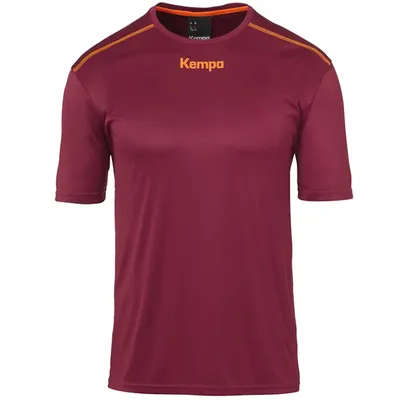 Produktbild von Kempa Handball Polyester Shirt Training T-Shirt kurzarm Kinder dunkelrot Gr 128