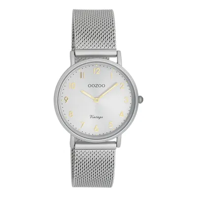 Produktbild von Oozoo Armbanduhr grau Metall Vintage Series Damen-Herren Analog-Quarzuhr UOC20381