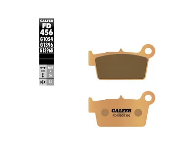 Zdjęcie produktu dla Klocek hamulcowy Galfer FD456