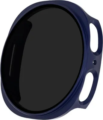Image de INF Coque de protection anti-regard 46CLASSIC pour Samsung Watch8 en PC bleu foncé Bleu L