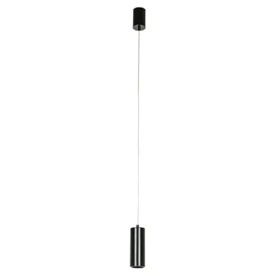 Zdjęcie produktu dla Lampa wisząca Italux Moldes LED nowoczesna czarna HL7718/7W 4000K BL
