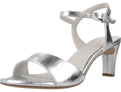 Produktbild von Tamaris Damen Sandale Sandalette elegant Stilettoabsatz 1-28008-42, Größe:39 EU, Farbe:Silber