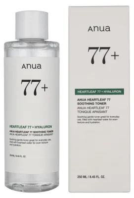 Produktbild von Anua Heartleaf 77+ Reinigungstonikum Hyaluron Soothing Toner 250 ml