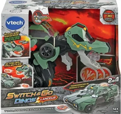 Zdjęcie produktu dla VTech Switch & Go Dino's 80-559005, 4 lat(a), Plastik, Wielobarwny, 425 g