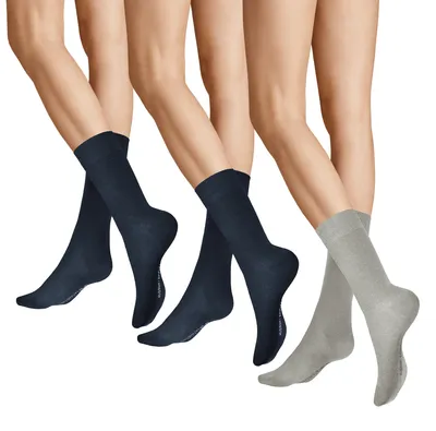 Produktbild von Hudson Unie Chaussettes Easy³ 3-Pack Set Marine 35-38