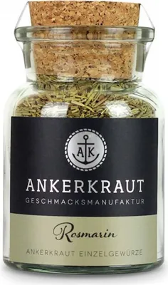 Zdjęcie produktu dla Ankerkraut 4260347890511, Przyprawy w proszku, Rozmaryn, 377,8 kcal, 15,2 g, 4,9 g, 45,9 g