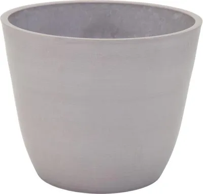 Obrázek produktu pro Květináč – Ecostone Egg – Ø 31 cm – výška 25,5 cm – taupe