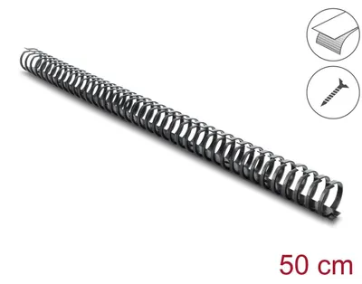 Produktbild von Kabelkanal flexibel schwarz 50cm selbstklebend schraubbar