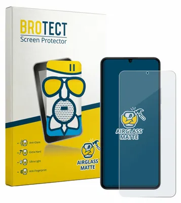 Produktbild von BROTECT Entspiegelungs Schutzglas für realme Note 80 Schutzfolie Panzer Folie Glas Display Schutz matt