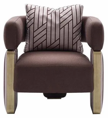 Produktbild von Cocktailsessel Sessel Einsitzer Wohnzimmer Clubsessel Weiß Stoff Sitz