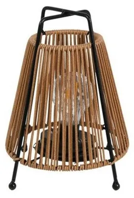 Produktbild von Countryfield Solar-Tischleuchte Onora Ø19 cm - Höhe 22 cm - Braun