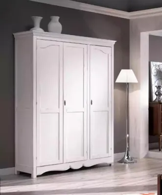 Immagine prodotto di Armadio in legno, mobiletto, guardaroba, camera da letto, mobili  bianco