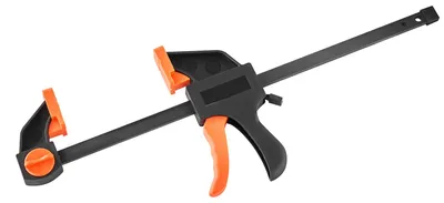Produktbild von SucceBuy Stangenklemmen für Holzbearbeitung, 4 Stück (30,48 cm / 15,24 cm Spannweite), Schnellspann-F-Klemme mit 70 kg Belastbarkeit, 70 mm Spannweite, gefertigt aus Kunststoff und Stahl, geeignet für Metall- und Holzarbeiten