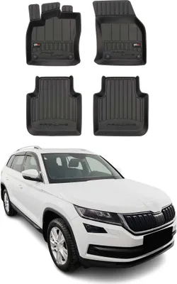 Immagine prodotto di 2016-2025 Skoda Kodiaq tappetini TPE nero 4 pz