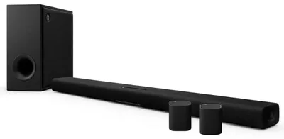 Obrázok produktu pre Yamaha True-X 50-5.1, 5.1 kanály/kanálov, 300 W, DTS, Dolby Digital, Dolby Pro Logic II, Aktívny subwoofer, Bezdrôtový, Oddelené