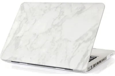 Produktbild von Mobigear Marble Schutzhülle für MacBook Pro 13 Zoll (2008-2012), Hartschale, MacBook Case - Grau - Modell A1278
