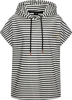 Produktbild von H.I.S. Kapuzenshirt schwarz gestreift Größe 32/34