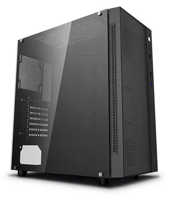 Obrázok produktu pre DeepCool Matrexx 55 Mesh, Midi Tower, PC, Čierna, ATX, EATX, micro ATX, Mini-ITX, Akrylonitrilbutadienstyren (ABS), SPCC, Temperované sklo, Hranie
