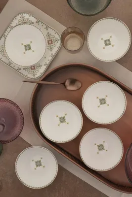 Produktbild von Hermia Concept, BNMNS15KSS612679, Schüsselset (6-teilig), 100 % PORZELLAN, Mehrfarbig, 15 x 15 cm