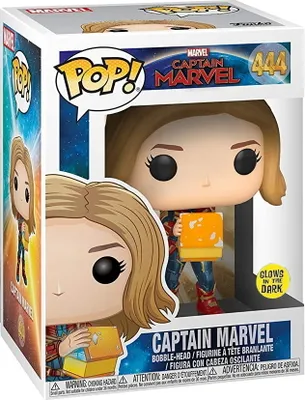 Produktbild von Captain Marvel - Captain Marvel 444 Glows in the Dark - Funko Pop! - Vinyl Figur