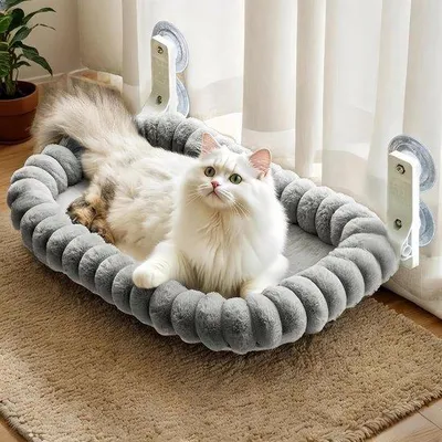 Produktbild von Famanu Katzenhängematte Ultrabequem - Fensterbank für Katzen