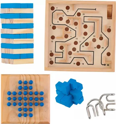 Image de Set de puzzle IQ 5in1