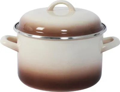 Image de pot + couvercle 24cm diamètre 6,75l CAPUCCINO