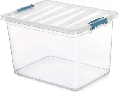 Produktbild von Transparente Katla-Box 20l mit ergonomischen Griffen 39x29x25,5cm