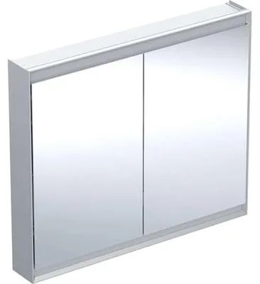 Image de Geberit ONE armoire de toilette avec ComfortLight, 2 portes, montage en saillie, 105x90x15cm, 505.814.00.1