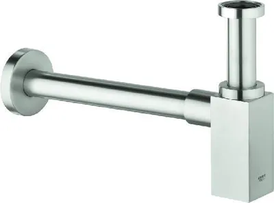 Produktbild von GROHE Geruchsverschluss, 40564, 1 1/4'', für Waschtische, Messing, supersteel