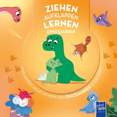 Obrázok produktu pre Ziehen - Aufklappen - Lernen: Dinosaurier