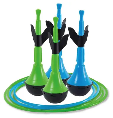 Zielwurfspiel mit 4 Soft-Tip-Pfeilen und 6 Ringen