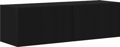 Obrázok produktu pre TV nástenná skriňa Čierna 98 x 31 x 29,5 cm Kompozitné drevo