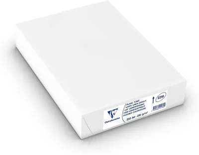 Produktbild von Clairefontaine 2218C Druckerpapier Clairalfa Leinengeprägt weiß 210g/m² A4 - 250 Blatt