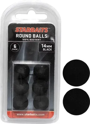 Obrázok produktu pre Starbaits Nástraha Round Balls 14mm 6ks černá