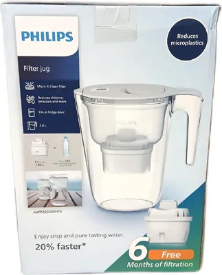 Produktbild von Philips Wasserfilterkanne6 Micro X-Clean Ersatzfilterkartuschen schneller Water (34,99)