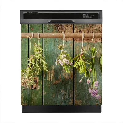 Produktbild von Magnete Dekorative 60x60 cm Küche Magnetmatte Spülmaschine - Hängende Kräuter Herbs
