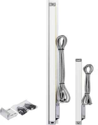 Productafbeelding van 2 precisie-lineaalschalen met lengtes van 250 mm en 1000 mm (respectievelijk 10 inch en 40 inch)