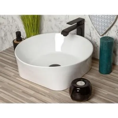Zdjęcie produktu dla Umywalka nablatowa KERRA KR-919, ceramiczna, biała,  41 cm