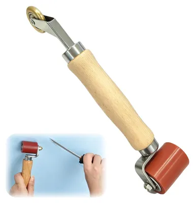 Immagine prodotto di Rullo professionale per cuciture, a doppia testa: 2-in-1, in silicone e ottone