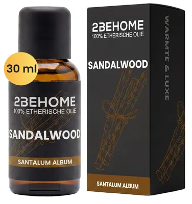 Productafbeelding van 2BEHOME Etherische Olie Sandalwood - 30 ML - 1 Stuk