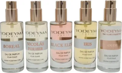 Produktbild von YODEYMA Damen Schnupperduftset "Holziges Blütenaroma" Kollektion